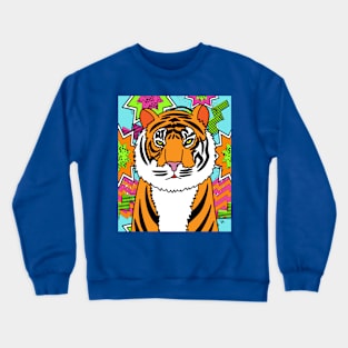 Patty Tiger Wild Animals Crewneck Sweatshirt